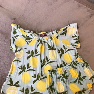 Milkbarn Short Sleeve Peasant Dress w/ Bloomer